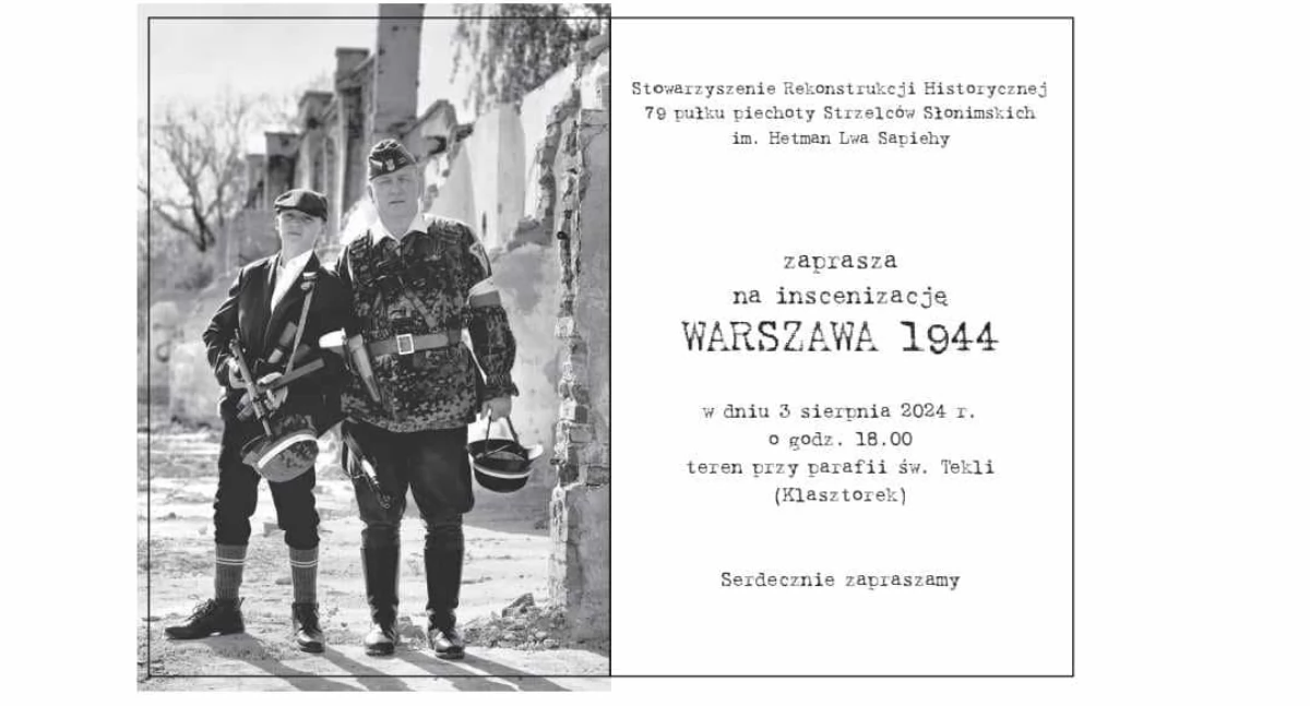 Historia, Historyczne widowisko ciechanowskim Klasztorku - zdjęcie, fotografia