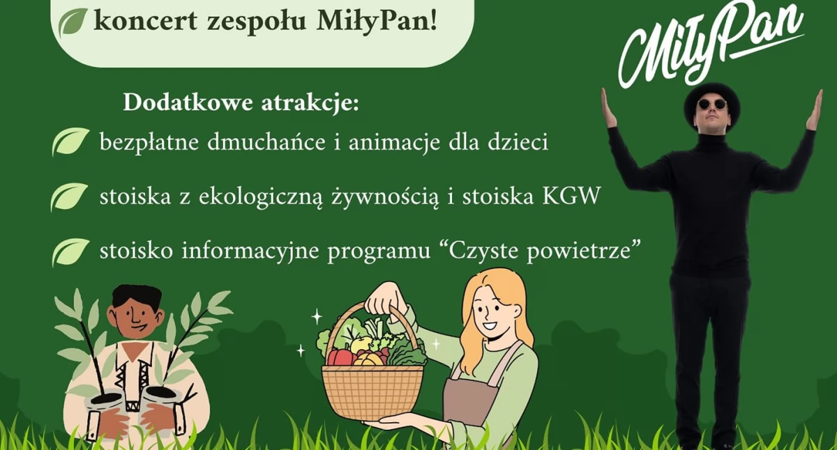 Inne Wydarzenia, Miły wystąpi ekologicznym pikniku - zdjęcie, fotografia