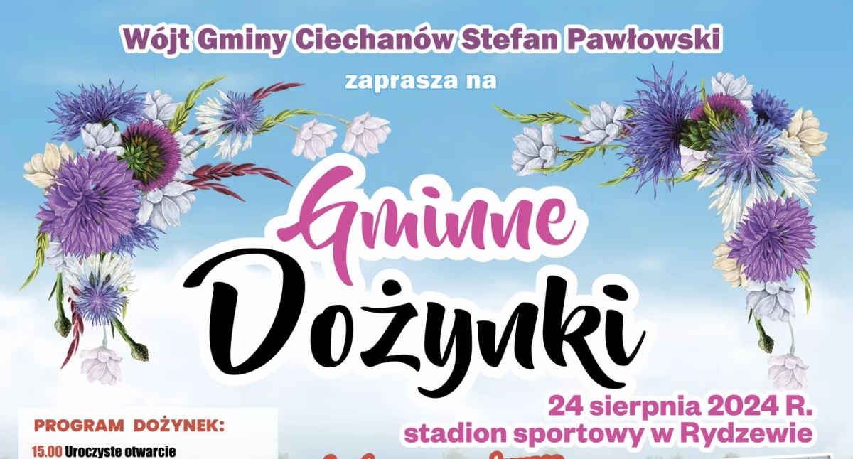 Rolnictwo, Przed dożynki gminy Ciechanów [program] - zdjęcie, fotografia