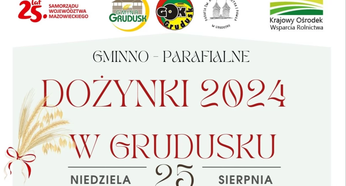 Rolnictwo, Bogaty program dożynek gminie Grudusk - zdjęcie, fotografia
