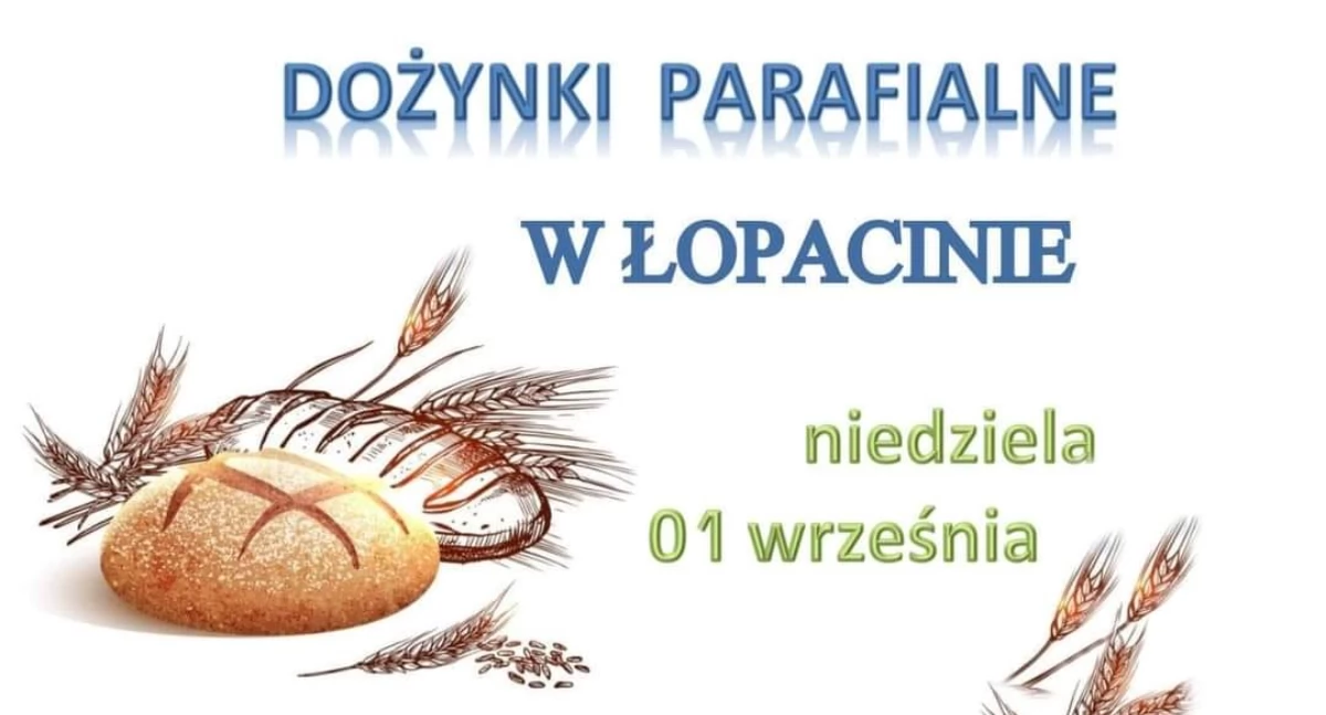 Rolnictwo, Zaproszenie dożynki parafialne - zdjęcie, fotografia