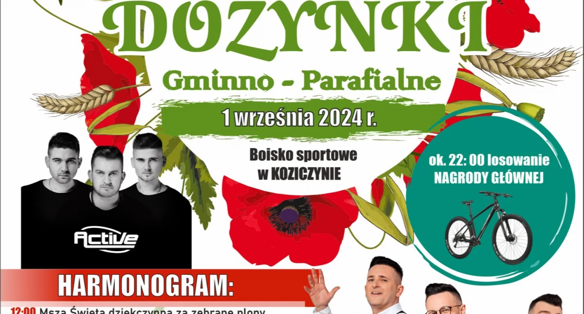 Rolnictwo, Przed ostatnie dożynki powiecie ciechanowskim - zdjęcie, fotografia
