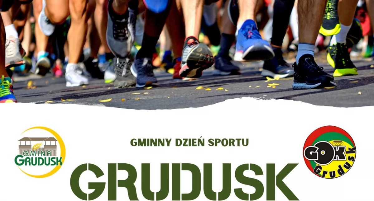 Bieganie, Przed Gminny Dzień Sportu Grudusku [program] - zdjęcie, fotografia