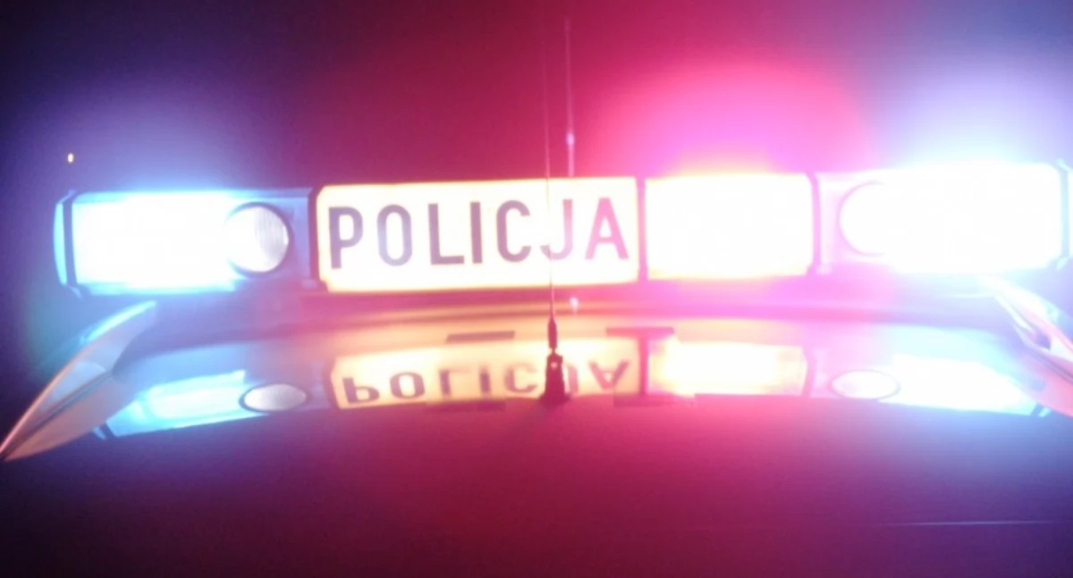 Wypadki drogowe, Pijany zakończył jazdę ogrodzeniu pobliżu Ciechanowa Policjanci zastali lawecie - zdjęcie, fotografia