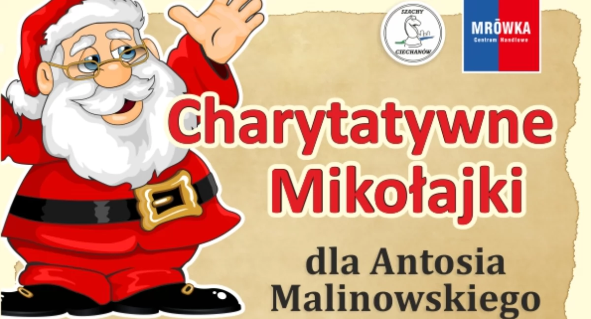Inne Wydarzenia, Przed charytatywne Mikołajki Antosia ciechanowskim centrum handlowym - zdjęcie, fotografia
