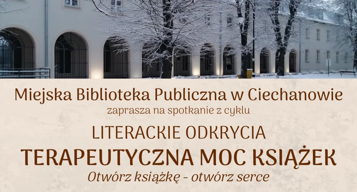 Książki, Terapeutyczna książek Ciechanowie zaprasza warsztaty - zdjęcie, fotografia