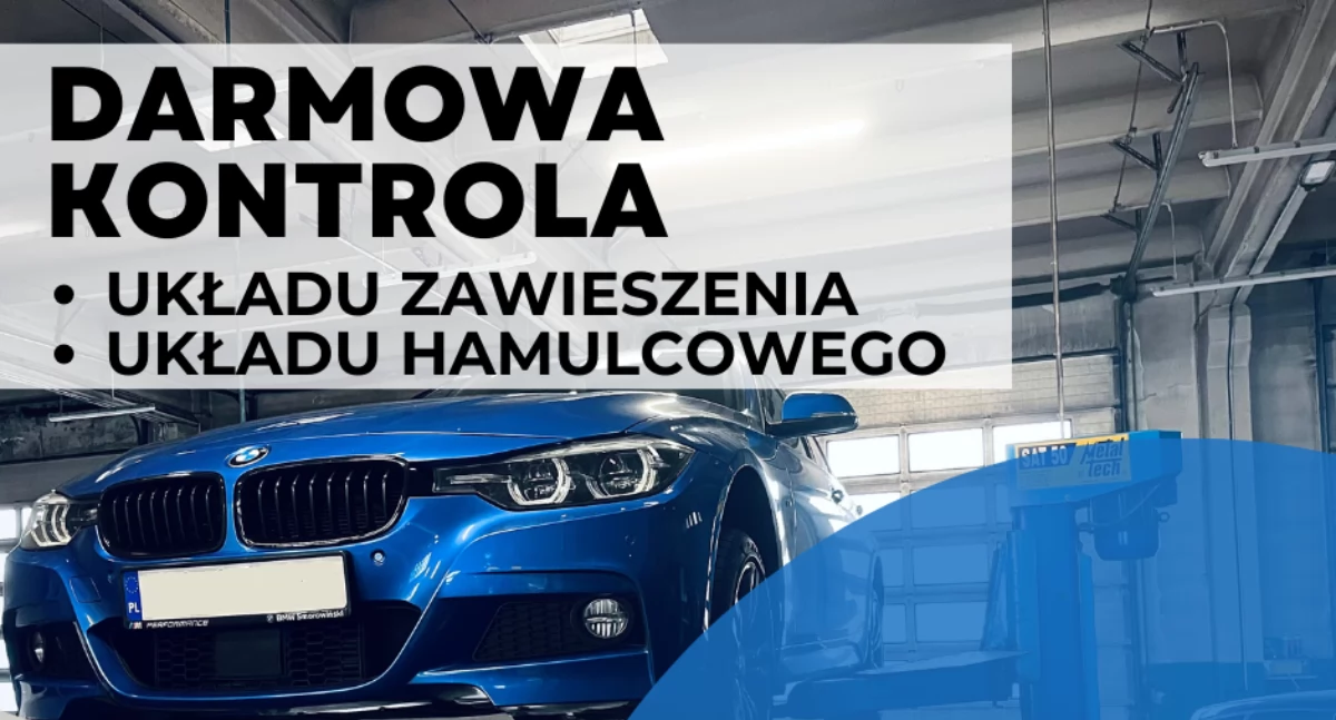 Firma Interhome w Ciechanowie przeprowadzi darmowe kontrole układu zawieszenia i układu hamulcowego samochodów osobowych.
