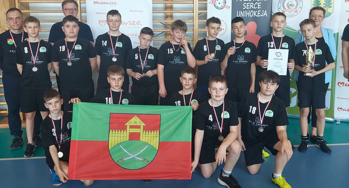 Inne Sporty, Drużyna Sońska podium Mazowieckiej Lidze Młodzików unihokeja [zdjęcia] - zdjęcie, fotografia