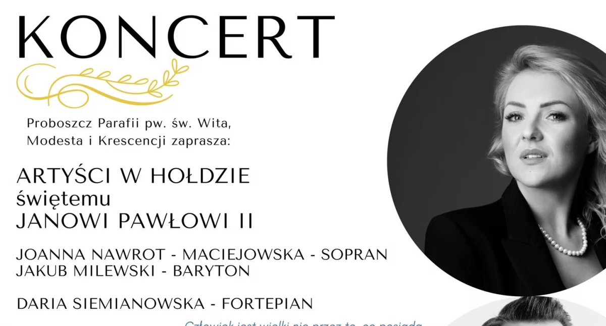 Kościół, kościołów Sońsku Artyści zaśpiewają hołdzie Janowi Pawłowi - zdjęcie, fotografia