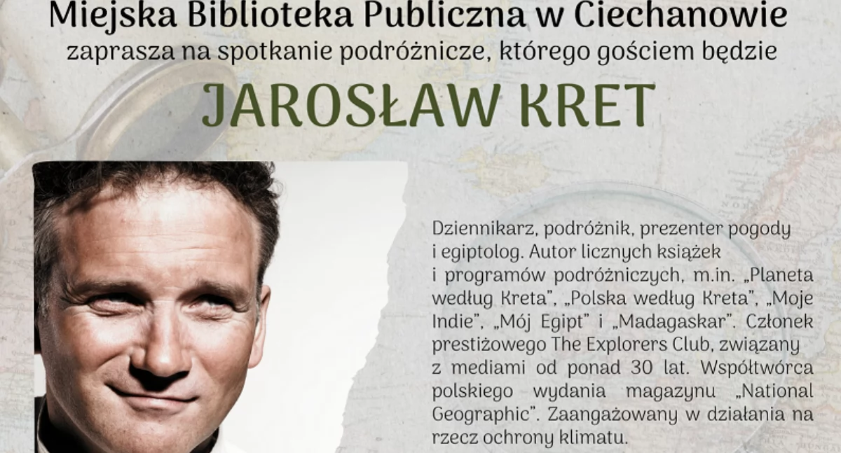 Inne Wydarzenia, Spotkanie Jarosławem Kretem Ciechanowie - zdjęcie, fotografia