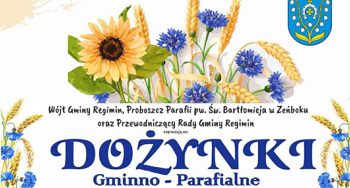 Rolnictwo, Bogaty program dożynek gminie Regimin - zdjęcie, fotografia
