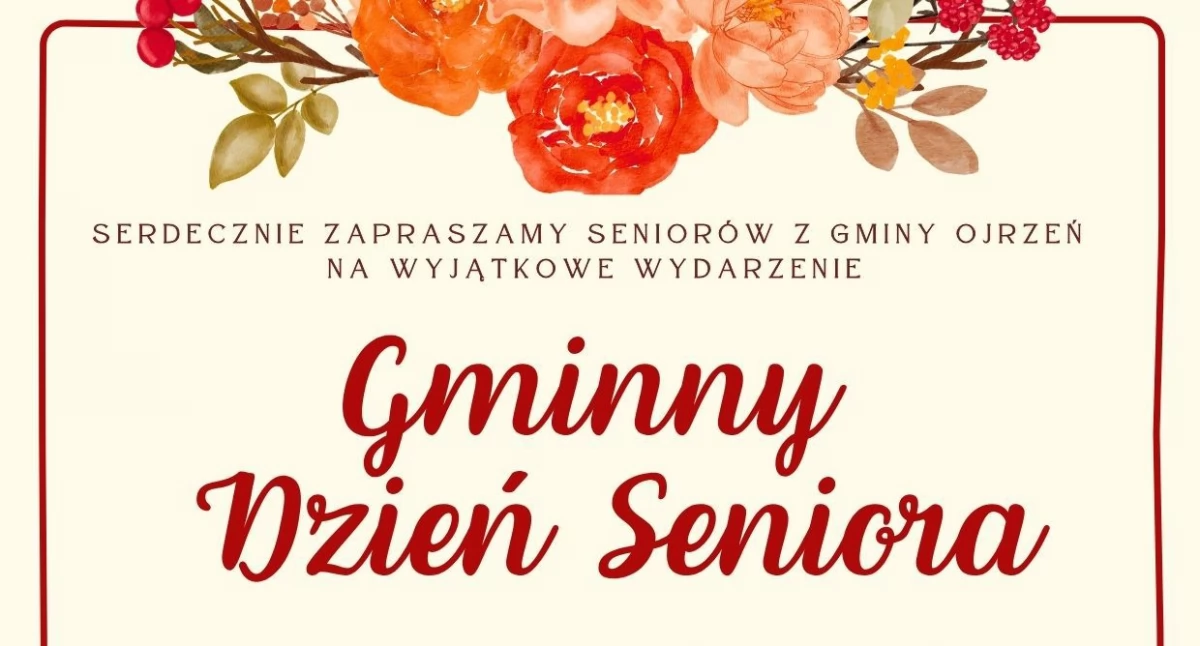 Seniorzy, Przed Gminny Dzień Seniora Ojrzeniu [program] - zdjęcie, fotografia
