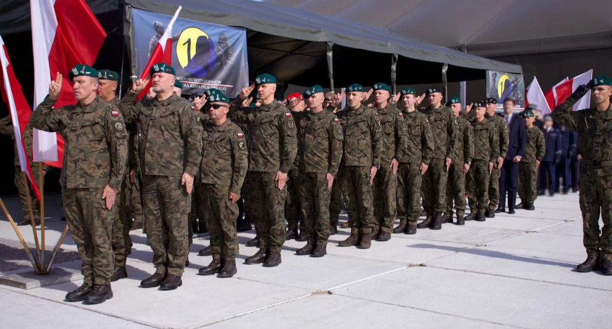 fot. 1 Batalion Łączności w Ciechanowie