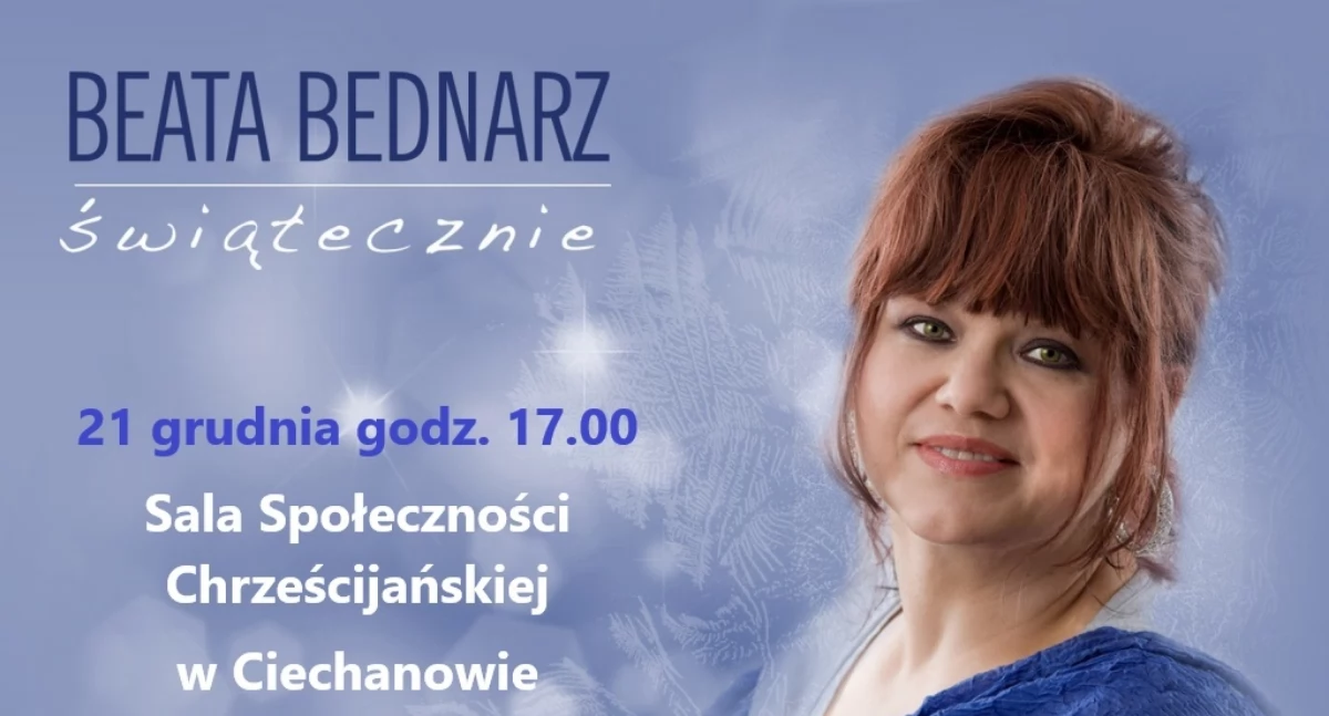 Koncerty, Beata Bednarz zaśpiewa Ciechanowie - zdjęcie, fotografia