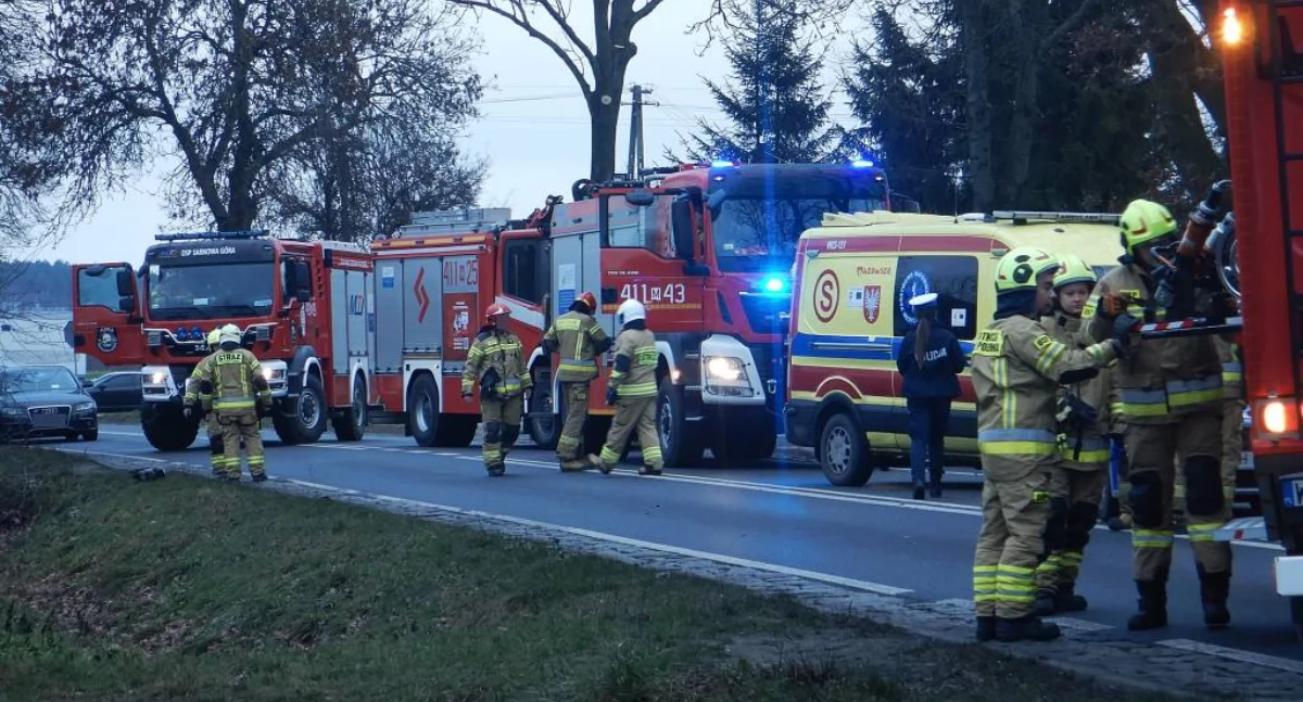 Wypadki drogowe, okoliczności wypadku Ciechanowem Kierowcy zatrzymano prawo jazdy - zdjęcie, fotografia