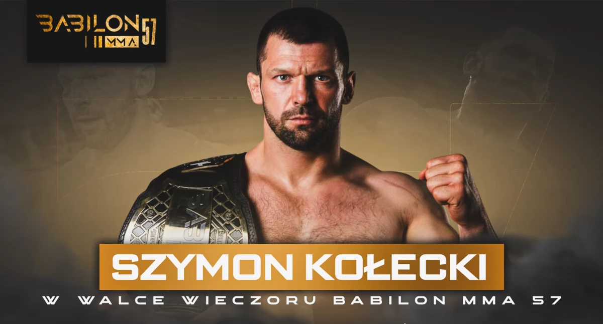 MMA, Szymon Kołecki zawalczy Ciechanowie drugi Przed Babilon - zdjęcie, fotografia