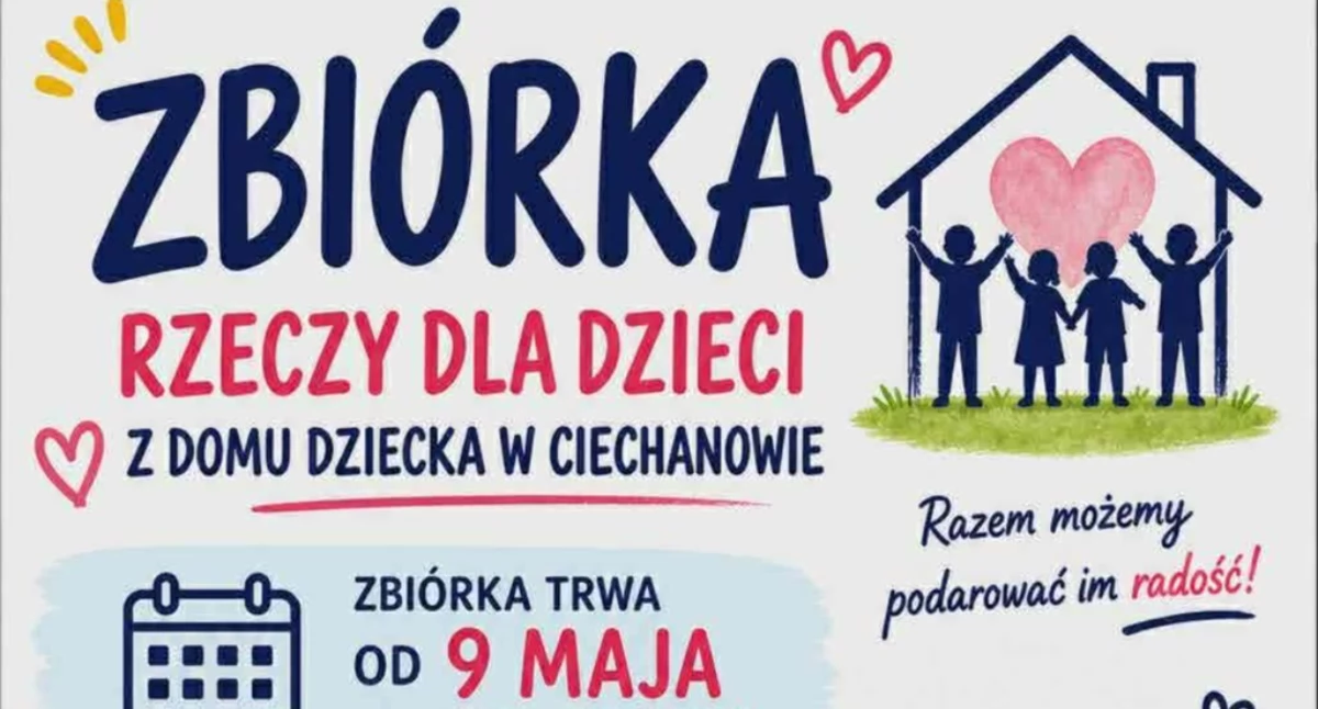 Społeczeństwo, Zbiórka rzecz podopiecznych dziecka Ciechanowie - zdjęcie, fotografia