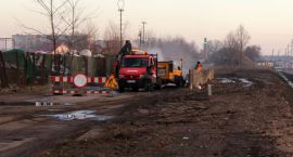 Ul. Fabryczna w dniu dzisiejszym nieprzejezdna fot. 1