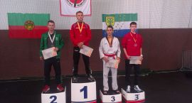 Michał Brym pierwszy z prawej