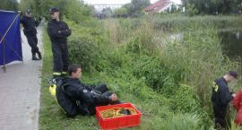 Utonięcie 59- letniego mężczyzny w zbiorniku wodnym przy ul. Gostkowskiej  
