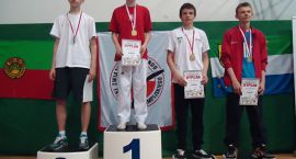 Michał Brym i Wiktor Piotrowski na podium