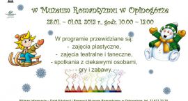 Ferie w Muzeum Romantyzmu w Opinogorze