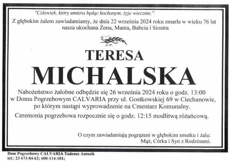 Teresa Michalska