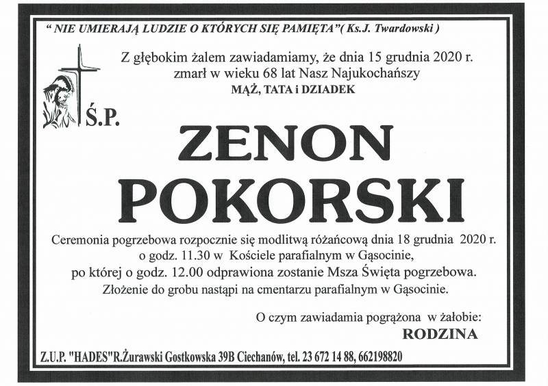 ZENON POKORSKI