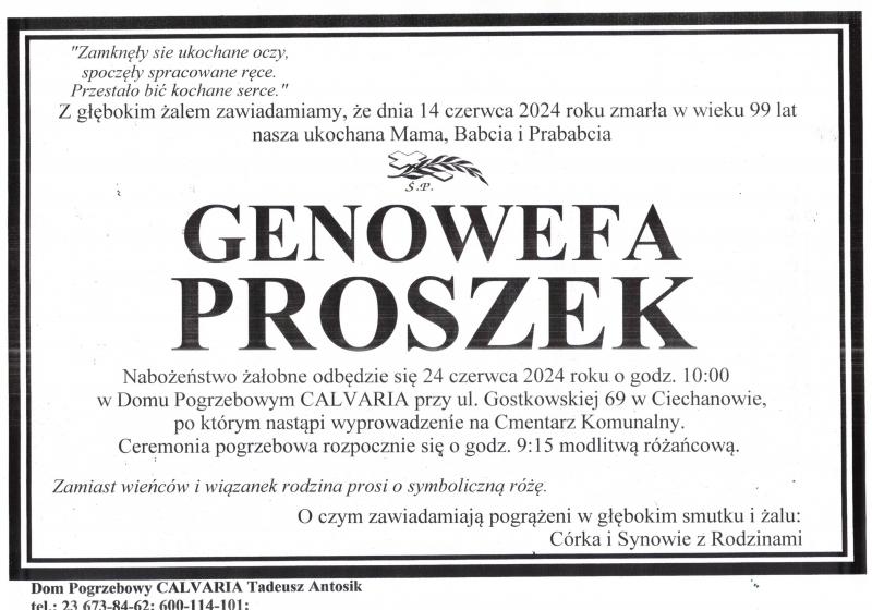 Genowefa Proszek