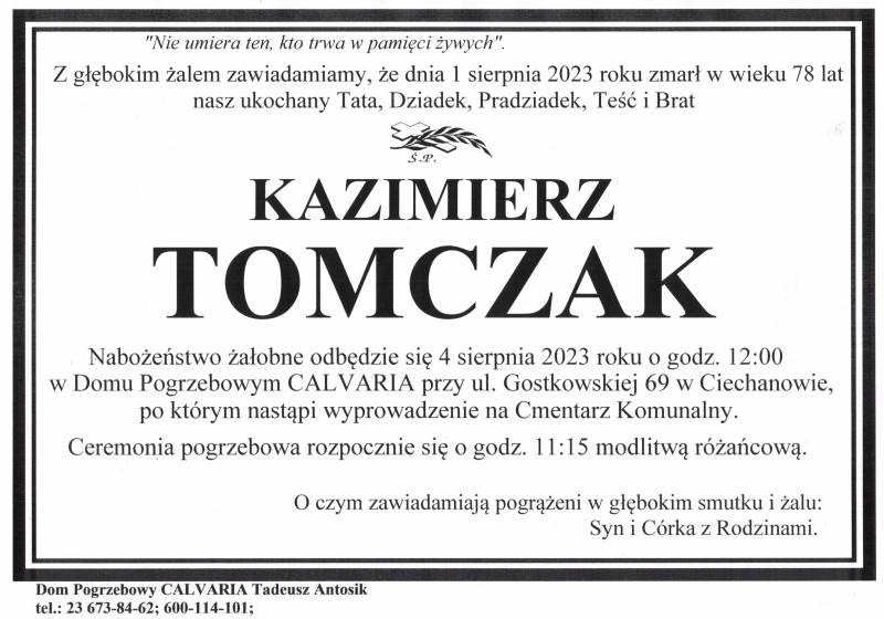 Kazimierz Tomczak