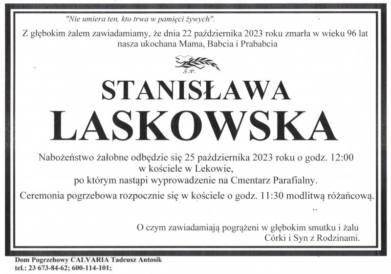 Stanisława Laskowska