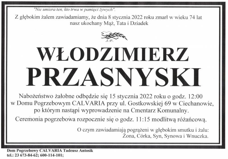 Włodzimierz Przasnyski