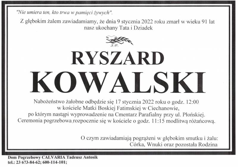 Ryszard Kowalski