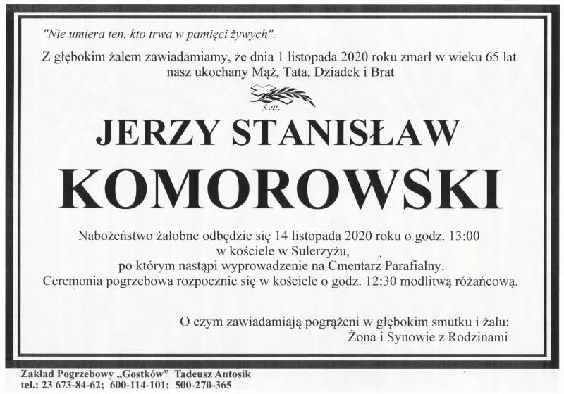 Jerzy Stanisław KOMOROWSKI