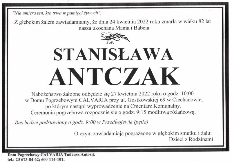 Stanisława Antczak