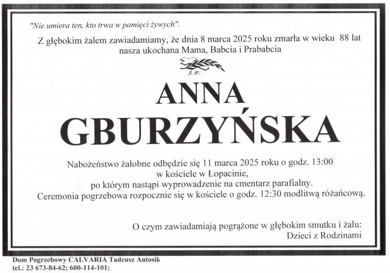 Anna Gburzyńska