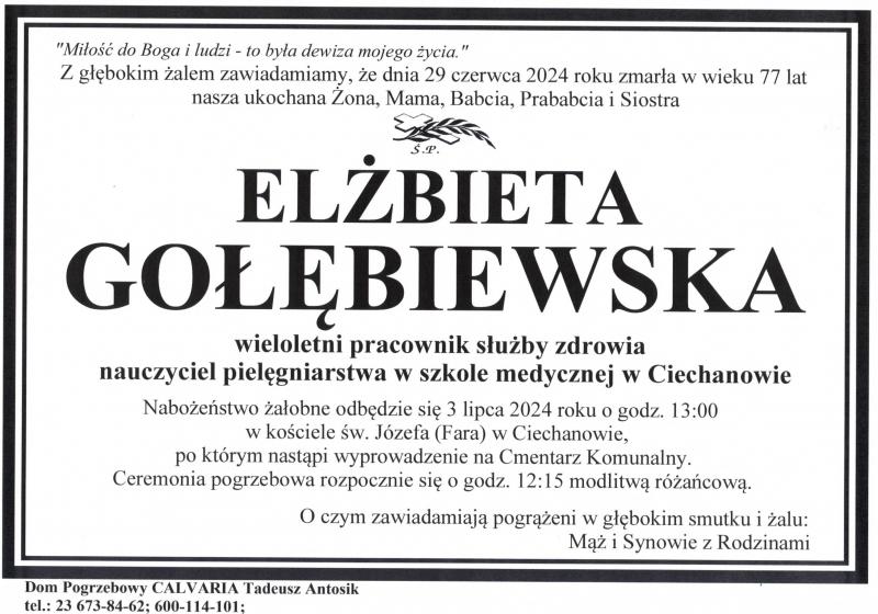 Elżbieta Gołębiewska