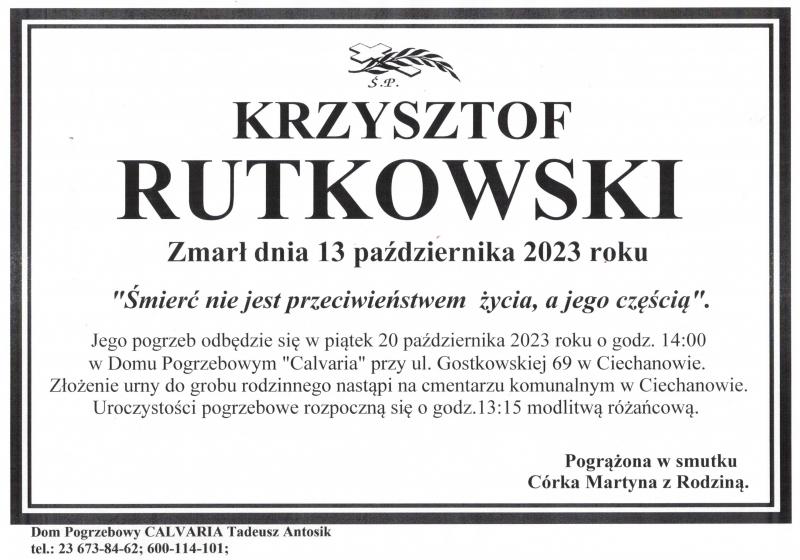 Krzysztof Rutkowski