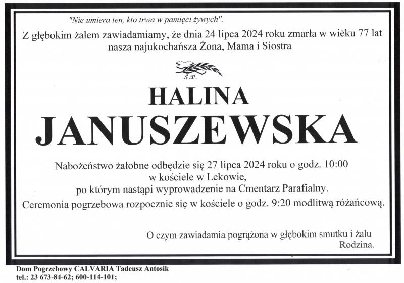 Halina Januszewska