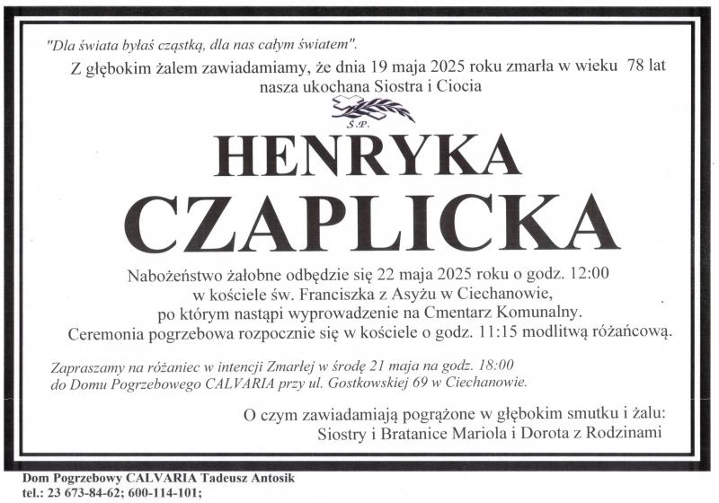 Henryka Czaplicka