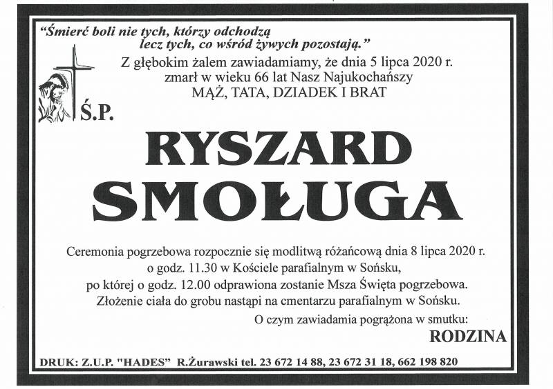 RYSZARD SMOŁUGA