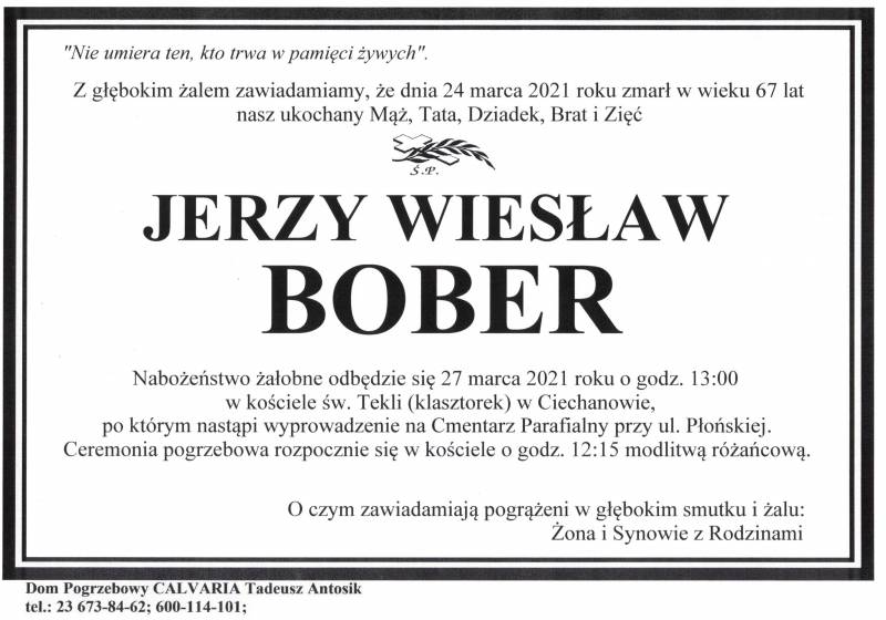 Jerzy Wiesław Bober