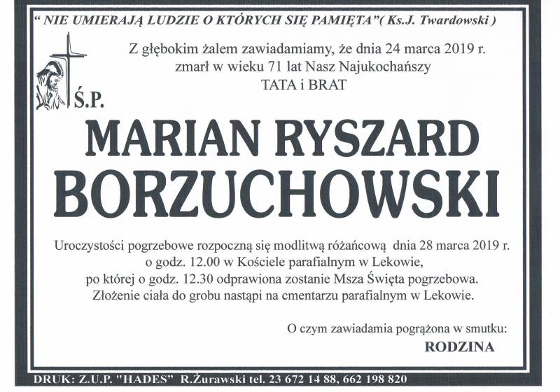 Marian Ryszard Borzuchowski