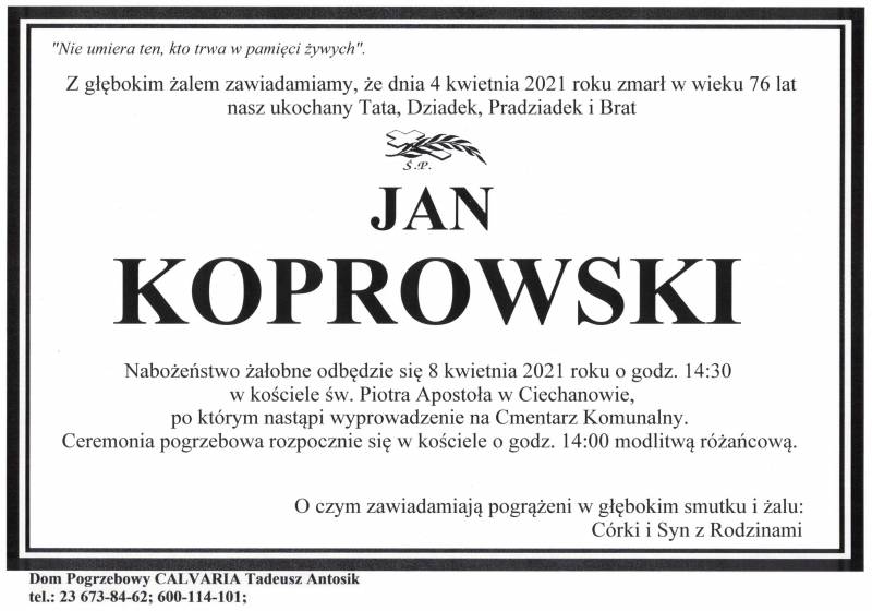 Jan Koprowski