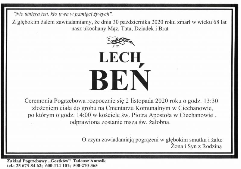 Lech BEŃ