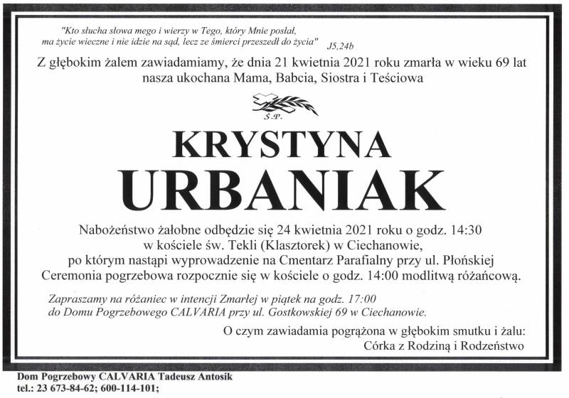 Krystyna Urbaniak