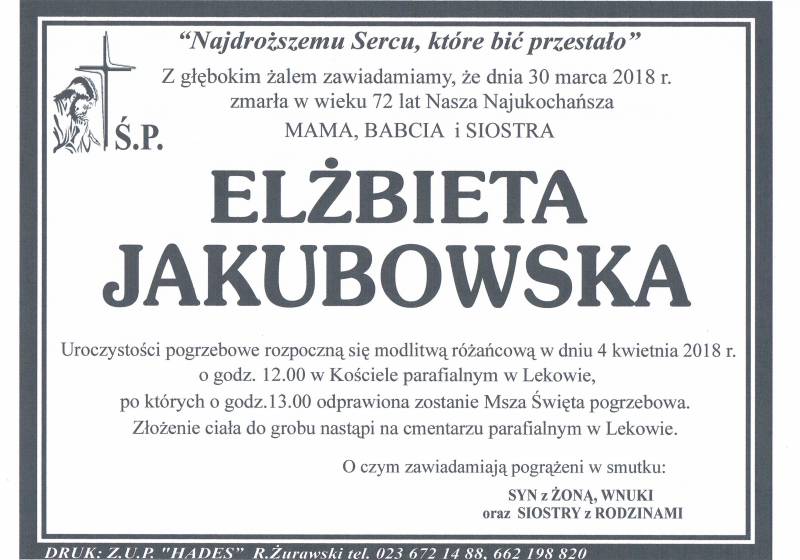 Elżbieta Jakubowska