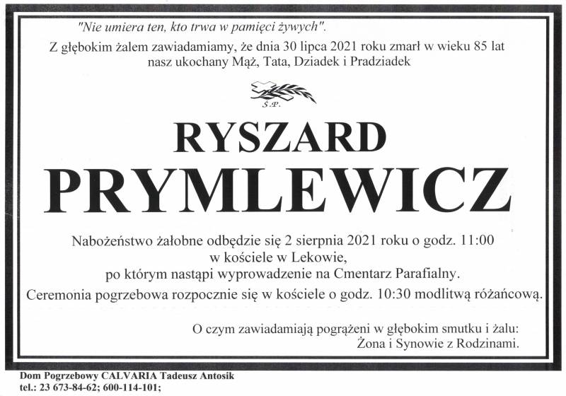 Ryszard Prymlewicz