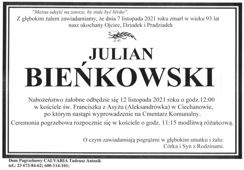 Julian Bieńkowski