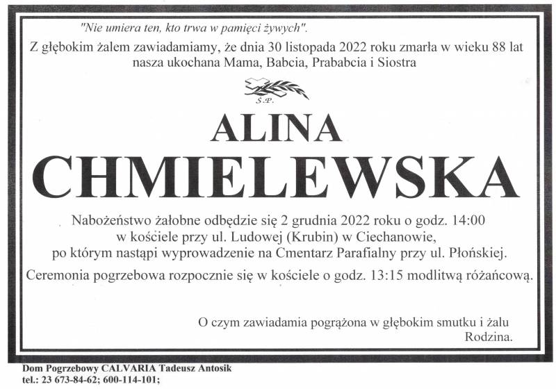 Alina Chmielewska
